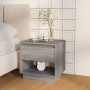 Mesita de noche madera de ingeniería gris Sonoma 45x34x44 cm de , Mesitas de noche - Ref: Foro24-812983, Precio: 37,21 €, Des...