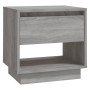 Mesita de noche madera de ingeniería gris Sonoma 45x34x44 cm de , Mesitas de noche - Ref: Foro24-812983, Precio: 37,21 €, Des...