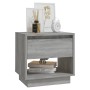 Mesita de noche madera de ingeniería gris Sonoma 45x34x44 cm de , Mesitas de noche - Ref: Foro24-812983, Precio: 37,21 €, Des...