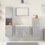 Set muebles de baño 5 piezas madera ingeniería gris hormigón de , Muebles de baño - Ref: Foro24-3324877, Precio: 253,12 €, De...