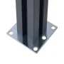 Postes de valla 2 unidades aluminio gris oscuro 185 cm de vidaXL, Postes de cerca - Ref: Foro24-148986, Precio: 140,63 €, Des...