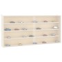 Vitrina de madera para coleccionistas con puertas 80x8,5x37 cm de , Estantes y estanterías - Ref: Foro24-4017387, Precio: 60,...
