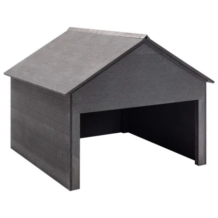 Cobertizo para cortacésped WPC gris 80x80x70 cm de vidaXL, Fundas para cortadoras de césped - Ref: Foro24-149036, Precio: 271...