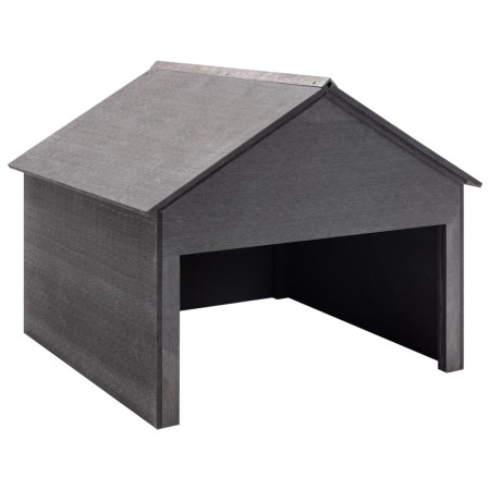 Cobertizo para cortacésped WPC gris 80x80x70 cm de vidaXL, Fundas para cortadoras de césped - Ref: Foro24-149036, Precio: 252...