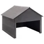 Cobertizo para cortacésped WPC gris 80x80x70 cm de vidaXL, Fundas para cortadoras de césped - Ref: Foro24-149036, Precio: 271...