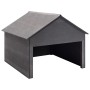 Cobertizo para cortacésped WPC gris 80x80x70 cm de vidaXL, Fundas para cortadoras de césped - Ref: Foro24-149036, Precio: 252...