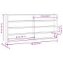 Vitrina de madera para coleccionistas con puertas 80x8,5x37 cm de , Estantes y estanterías - Ref: Foro24-4017387, Precio: 60,...