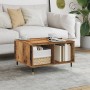 Mesa de centro madera ingeniería madera envejecida 60x50x36,5cm de , Mesas de centro - Ref: Foro24-857336, Precio: 59,31 €, D...
