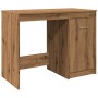 Escritorio de madera de ingeniería roble artisan 100x50x76 cm de , Escritorios - Ref: Foro24-856003, Precio: 97,30 €, Descuen...