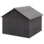 Cobertizo para cortacésped WPC gris 80x80x70 cm de vidaXL, Fundas para cortadoras de césped - Ref: Foro24-149036, Precio: 271...