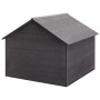 Cobertizo para cortacésped WPC gris 80x80x70 cm de vidaXL, Fundas para cortadoras de césped - Ref: Foro24-149036, Precio: 252...