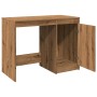 Escritorio de madera de ingeniería roble artisan 100x50x76 cm de , Escritorios - Ref: Foro24-856003, Precio: 97,30 €, Descuen...