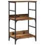 Estantería libros madera ingeniería envejecida 50x33x82 cm de , Librerías y estanterías - Ref: Foro24-857464, Precio: 52,86 €...