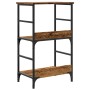 Estantería libros madera ingeniería envejecida 50x33x82 cm de , Librerías y estanterías - Ref: Foro24-857464, Precio: 52,86 €...