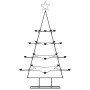 Árbol de Navidad para decoración metal negro 140 cm de , Arboles de navidad - Ref: Foro24-4018964, Precio: 69,09 €, Descuento: %