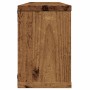 Estantes cubo de pared 2 uds madera envejecida 60x15x23 cm de , Estantes y estanterías - Ref: Foro24-856586, Precio: 35,89 €,...
