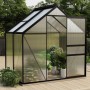 Invernadero de aluminio gris antracita 2,47 m² de vidaXL, Invernaderos - Ref: Foro24-312065, Precio: 337,29 €, Descuento: %