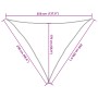 Toldo de vela HDPE azul 160 g/m² 2,5x2,5x3,5 m de , Sombrillas - Ref: Foro24-311526, Precio: 19,31 €, Descuento: %