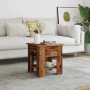 Mesa de centro madera ingeniería madera envejecida 40x40x42 cm de , Mesas de centro - Ref: Foro24-856798, Precio: 36,25 €, De...