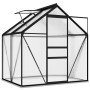 Invernadero de aluminio gris antracita 2,47 m² de vidaXL, Invernaderos - Ref: Foro24-312065, Precio: 337,29 €, Descuento: %