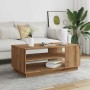 Mesa de centro madera de ingeniería roble artisan 102x55x43 cm de , Mesas de centro - Ref: Foro24-856801, Precio: 77,69 €, De...