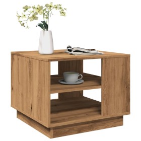 Mesa de centro madera de ingeniería roble artisan 55x55x42 cm de , Mesas de centro - Ref: Foro24-856803, Precio: 59,07 €, Des...