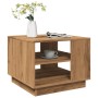 Mesa de centro madera de ingeniería roble artisan 55x55x42 cm de , Mesas de centro - Ref: Foro24-856803, Precio: 59,07 €, Des...