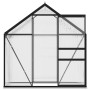 Invernadero de aluminio gris antracita 2,47 m² de vidaXL, Invernaderos - Ref: Foro24-312065, Precio: 337,29 €, Descuento: %