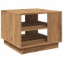 Mesa de centro madera de ingeniería roble artisan 55x55x42 cm de , Mesas de centro - Ref: Foro24-856803, Precio: 59,07 €, Des...