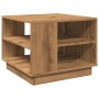 Mesa de centro madera de ingeniería roble artisan 55x55x42 cm de , Mesas de centro - Ref: Foro24-856803, Precio: 59,07 €, Des...