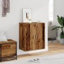 Mueble zapatero madera ingeniería madera envejecida 60x35x70 cm de , Zapateros y organizadores de calzado - Ref: Foro24-85669...