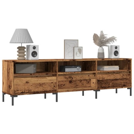 Mueble de TV madera ingeniería madera envejecida 150x30x44,5 cm de , Muebles TV - Ref: Foro24-857189, Precio: 107,39 €, Descu...