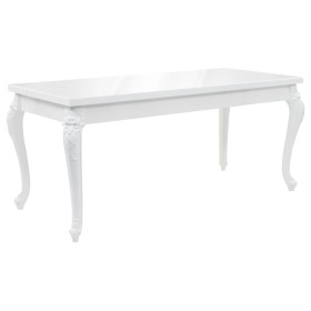 Mesa de comedor blanco brillante 179x89x81 cm en Mesas de comedor | Comprar online en Foru.es
