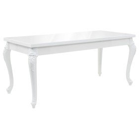 Mesa de comedor blanco brillante 179x89x81 cm en Mesas de comedor | Comprar online en Foru.es