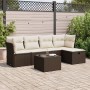 Set sofás de jardín 6 piezas y cojines ratán sintético marrón de , Conjuntos de jardín - Ref: Foro24-3325279, Precio: 369,50 ...