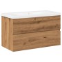 Mueble con lavabo integrado roble artisan de , Tocadores de baño - Ref: Foro24-3328924, Precio: 224,24 €, Descuento: %