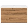 Mueble con lavabo integrado roble artisan de , Tocadores de baño - Ref: Foro24-3328924, Precio: 224,24 €, Descuento: %