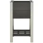 Mesa de cultivo para jardín con estante WPC gris 50x50x90 cm de vidaXL, Maceteros y jardineras - Ref: Foro24-149013, Precio: ...