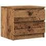 Mesita de noche 2 uds madera ingeniería envejecida 50x40x43.5cm de , Mesitas de noche - Ref: Foro24-856519, Precio: 95,78 €, ...