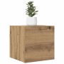 Muebles de pared para TV 2 uds roble artisan 30,5x30x30 cm de , Muebles TV - Ref: Foro24-856415, Precio: 47,48 €, Descuento: %