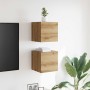 Muebles de pared para TV 2 uds roble artisan 30,5x30x30 cm de , Muebles TV - Ref: Foro24-856415, Precio: 47,48 €, Descuento: %