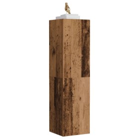 Mueble pared de TV madera ingeniería envejecida 30,5x30x110 cm de , Muebles TV - Ref: Foro24-856398, Precio: 69,22 €, Descuen...