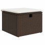 Set de sofás de jardín 9 pzas y cojines ratán sintético marrón de , Conjuntos de jardín - Ref: Foro24-3325349, Precio: 574,57...