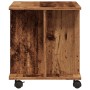 Mueble de TV con ruedas madera ingeniería envejecida 80x40x45cm de , Muebles TV - Ref: Foro24-855790, Precio: 62,61 €, Descue...