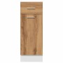 Armario inferior cajón madera roble artisan 30x46x81,5 cm de , Armarios de cocina - Ref: Foro24-856081, Precio: 65,67 €, Desc...