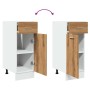 Armario inferior cajón madera roble artisan 30x46x81,5 cm de , Armarios de cocina - Ref: Foro24-856081, Precio: 65,67 €, Desc...
