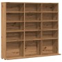 Mueble de CD madera de ingeniería roble artisan 100x23x89,5 cm de , Almacenamiento para CD y DVD - Ref: Foro24-856001, Precio...