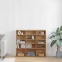 Mueble de CD madera de ingeniería roble artisan 100x23x89,5 cm de , Almacenamiento para CD y DVD - Ref: Foro24-856001, Precio...