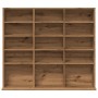 Mueble de CD madera de ingeniería roble artisan 100x23x89,5 cm de , Almacenamiento para CD y DVD - Ref: Foro24-856001, Precio...