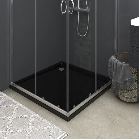 Plato de ducha cuadrado de ABS negro 90x90 cm de vidaXL, Platos de ducha - Ref: Foro24-148913, Precio: 106,15 €, Descuento: %